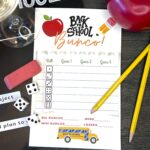 Back to School Bunco theme ideas