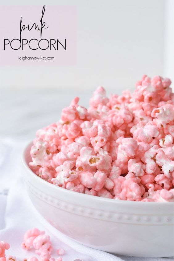 barbie bunco party pink popcorn